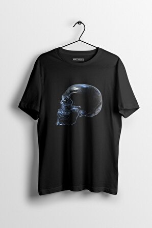 Erkek T-shirt Crystal Skull Baskılı
