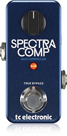 Tc Electronic Spectracomp Bass Compressor Dahili TonePrint Teknolojisine Sahip Bas İçin Ultra Kompakt Çok Bantlı Sıkıştırma Pedalı