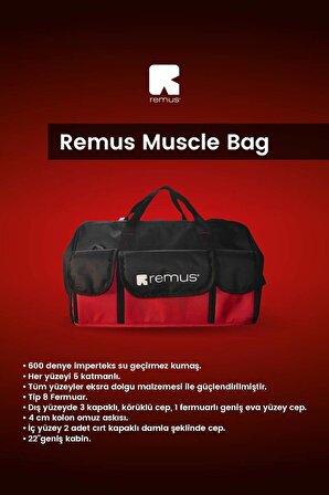 Remus Muscle Profesyonel 18’’ Bez Takım-Alet Çantası RMS10011351
