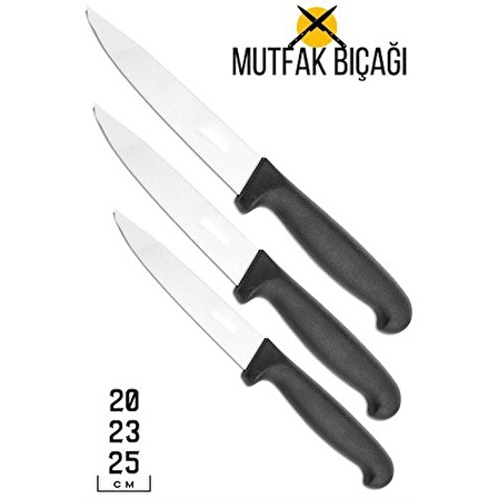 Transformacion Mutfak Ekmek Bıçağı 3 Boy Set 718357