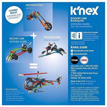 K'Nex Imagine Motorcycle Building Set 17007