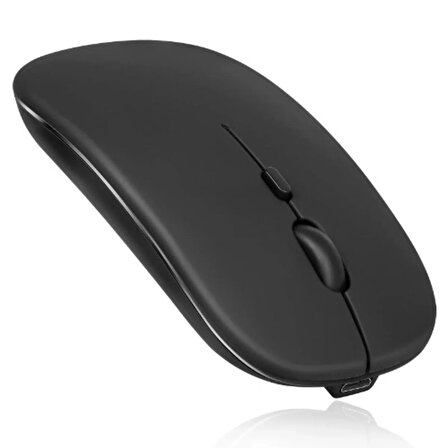 UpWay Kablosuz 100mah Şarjlı Pilli 2.4 Ghz Sessiz Bluetooth Mouse 