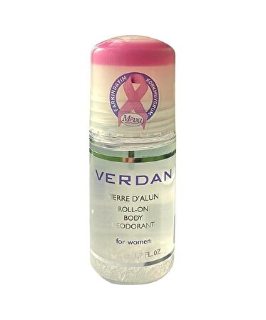 Verdan Doğal Mineral Sıvı Roll-On Deodorant For Women 50 ML