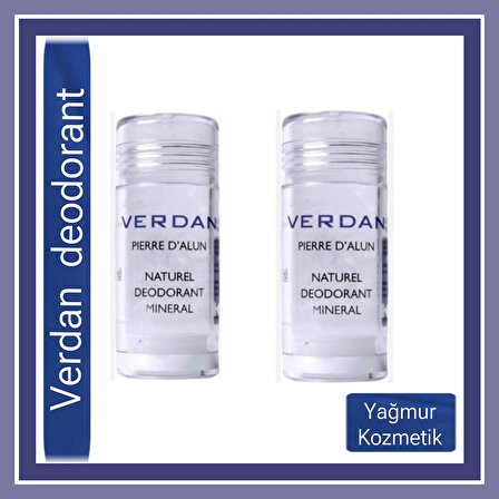 Verdan Doğal Mineral Sıvı Roll-On Deodorant For Men 100GR 2Lİ SET