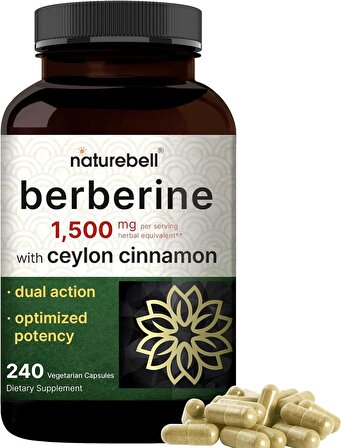 Naturebell Berberine 1500 mg 240 Tablet