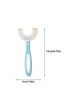 Silikon Çocuk Diş Fırçası Tartar Temizleyici 2-12 Yaş