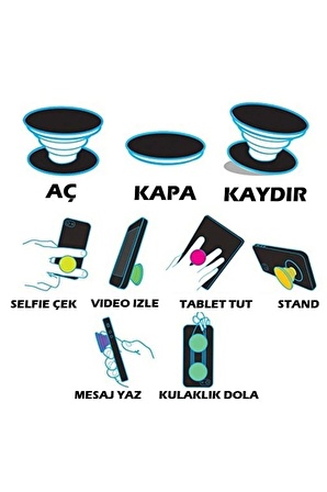 Telefon Parmak Tutucu - Asorti