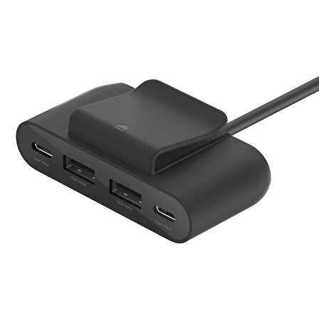 Belkin 4 Port USB Hub Çoğaltıcı / 2X Type-C + 2X Type A - TBUZ001BT2MWHB7 Siyah