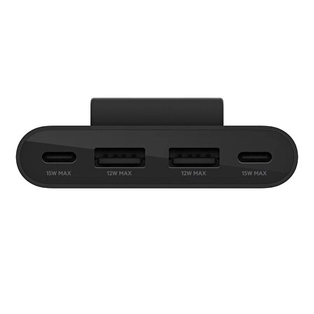 Belkin 4 Port USB Hub Çoğaltıcı / 2X Type-C + 2X Type A - TBUZ001BT2MWHB7 Siyah
