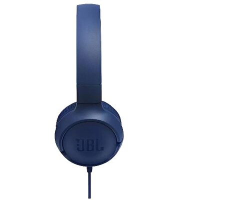 TEŞHİR JBL Tune 500 Mavi Kablolu Mikrofonlu Kulak Üstü Kulaklık