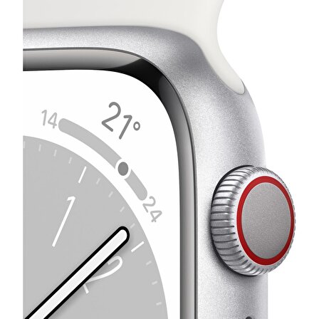 Apple Watch Series 8 MP4A3TU/A Gümüş Akıllı Saat Teşhir