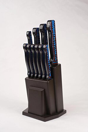 Verzalit Saplı 10'lu Bıçak Seti-AMG Bıçak Sanayi