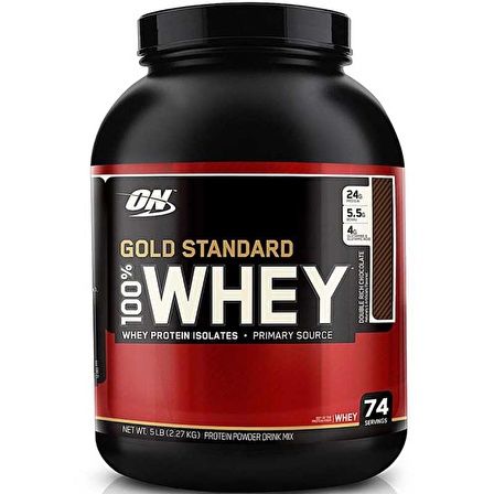 Optimum Nutrition 100% Whey Protein Double Rich Chocolate 2270GR