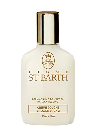 ST BARTH Ligne St. Barth Peeling Shower Cream - Papaya Enzimli Pürüzsüzleştirici Duş Kremi 25 ML