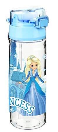 500ml Darbeye Isıya Dayanıklı Pipetli Suluk Matara BPA İçermez SYG435-Prenses