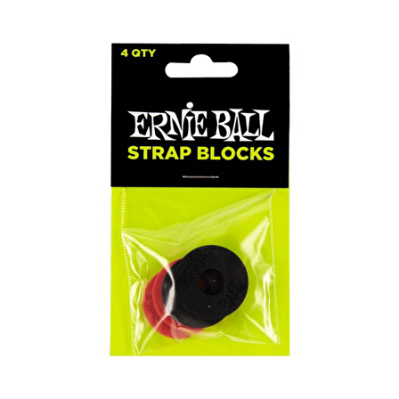 Ernie Ball P04603 Strap Blocks 4lü Paket