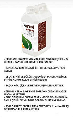 Biogrand Bitkisel Menşeli Sıvı Organik Gübre 5 litre
