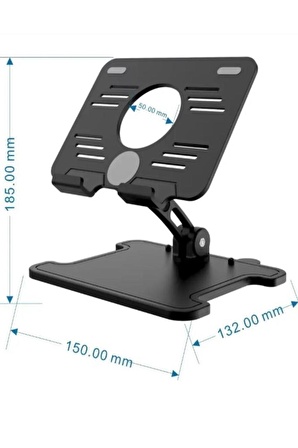 Taşınabilir Katlanabilir Masaüstü Tablet Standı Taşınabilir Tablet Şarj Standı Ayarlanabilir Stant