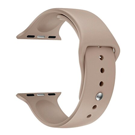 Apple Watch Uyumlu Seri 1/2/3/4/5/6/SE 40 mm Kordon Spor Kayışı Yumuşak Silikon 