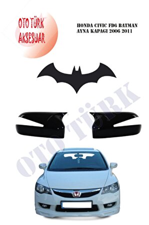 Honda Cıvıc Fd6 Yarasa Batman Ayna Kapağı 2006 2011