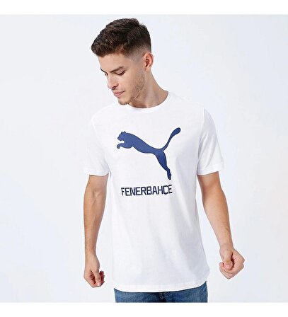  Puma Fenerbahçe Erkek Beyaz Tişört