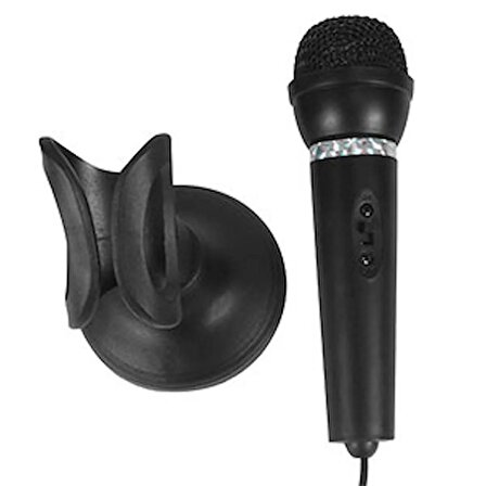 Unıco T20 Siyah Renk Masa Üstü Standlı Kablolu Bilgisayar Pc Mikrofonu