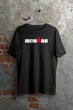 Ironman Siyah Unisex Tshirt
