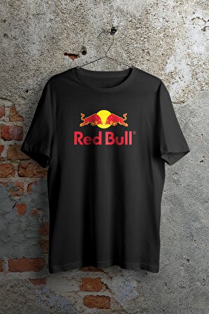 Redbull Logo Siyah Unisex Tshirt