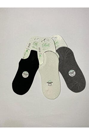 Kadın Bambu Sneakers Çorap 6'lı Dikişsiz Görünmez Çorap Kokulu Antibakteriyel