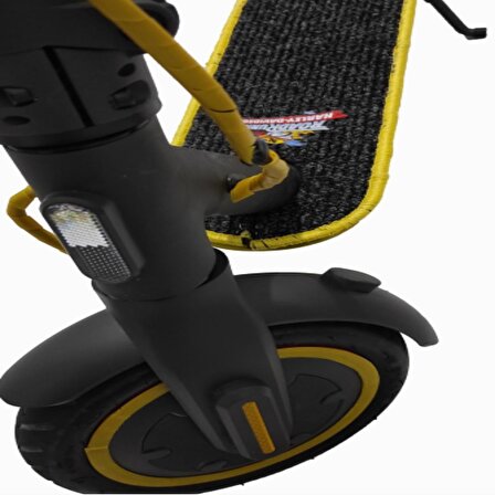 Elektrikli Scooter Aksesuar Mi Pro 2 İçin Koruyucu Roadrunners Baskılı Paspas Sarı Kenar overloklu