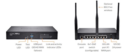 SONICWALL TZ400 01-SSC-0213	 Adv Gateway Sec 5651Log. 2yıl Lisans 7x1GbE, 1 USB, 1 Console UTM Firewall 5 User SSL VPN 1