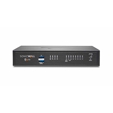 SONICWALL TZ270 02-SSC-6846 Sec Upgrade Plus - Ess Ed 2yıl Ücretsiz Lisans 8port Firewall 5 User SSL VPN 2.0Gbps