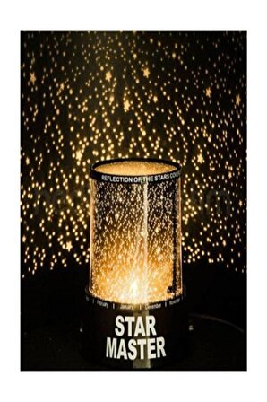 Star Master Renkli Gece Lambası Pilli Yıldız Yanstmalı Gece Lambası