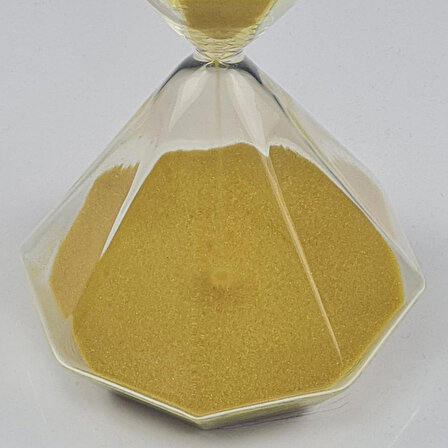 Gold Diamond Kum Saati, 1 Saatlik Kum Saati, Dekoratif Obje Hediye Fikirleri Modern Dekor Masa Saati