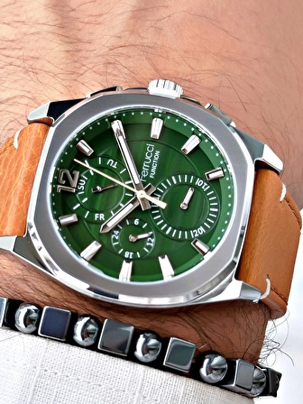 Ferrucci Function FCF.03382K.05 Deri Kordon Erkek Kol Saati