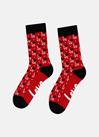 Cozzy Socks Sevgililer Günü Kalpli 3'lü Kutulu Çorap