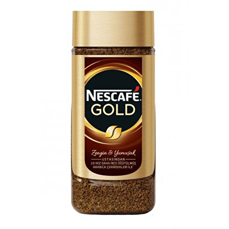 Nescafe Gold Klasik Sade 200 gr Kavanoz 