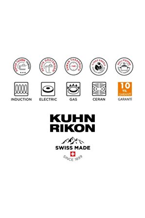Kuhn Rikon Duromatic Çelik Klipso 6 lt Düdüklü Tencere