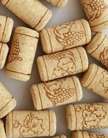 A KALİTE Şişe Mantarı 100 Adet Doğal Şarap Şişesi Tıpası Mantar Tapa