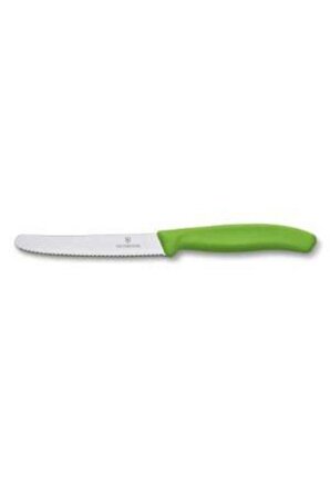Victorinox Tırtıklı Domates & Sosis Bıçağı 11 Cm Yeşil