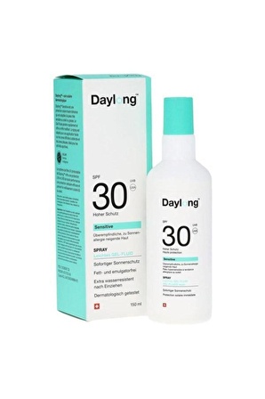 Daylong Sensitive 30 Faktör Tüm Cilt Tipleri İçin Renksiz Güneş Koruyucu Sprey 150 ml