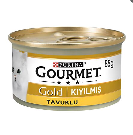Gourmet Gold Tavuklu Yetişkin Kıyılmış Kedi Konservesi 24x85 Gr