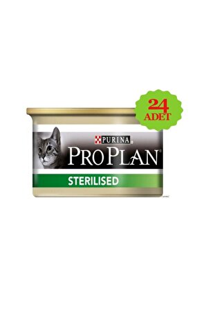 Proplan Sterilised Kısır Kedi Somon Ve Ton Balıklı Konserve 85 gr x 24 Adet