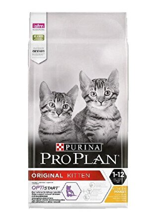 Pro Plan Original Kitten Tavuklu ve Pirinçli 10 kg Yavru Kedi Maması