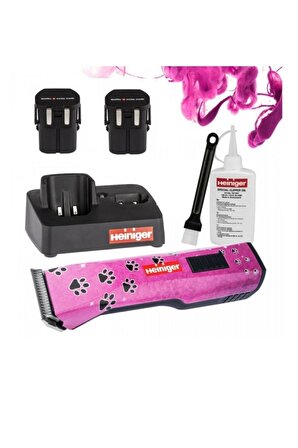 Heiniger Saphir Pink İki Akülü Evcil Hayvan Tıraş Makinesi