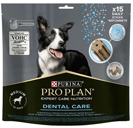 Pro Plan Dental Care Orta Irk Köpek Ödül Maması 5x34 Gr