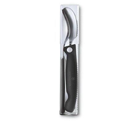Victorinox Swiss Classic 3 Parça Çatal Bıçak Kaşık Seti Siyah