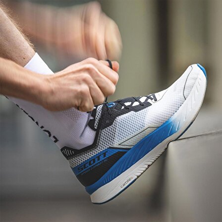 Scott Speed Carbon RC Erkek Koşu Ayakkabısı-BEYAZ
