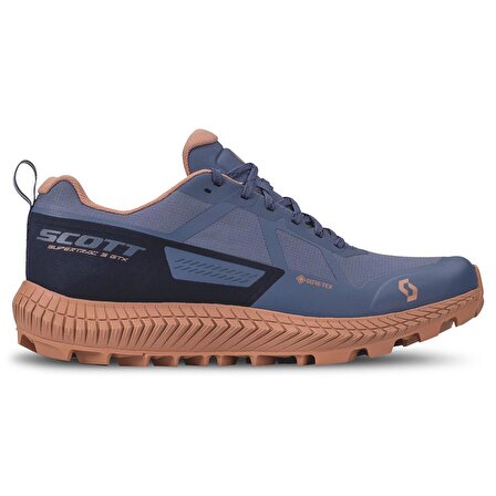 Scott Supertrac 3 GTX Kadın Patika Koşu Ayakkabısı-MAVİ