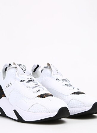 Guess Beyaz Kadın Sneaker FLPGE2FAL12WHIBR